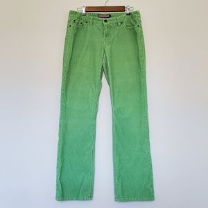 Vineyard Vines Size 10 Green Corduroy Pants